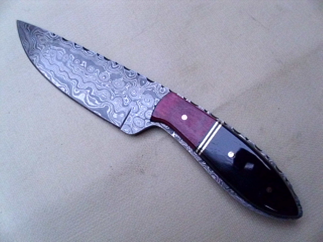 Stainless Pattern Welded Serbian Knife