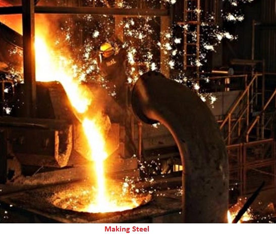 making steel